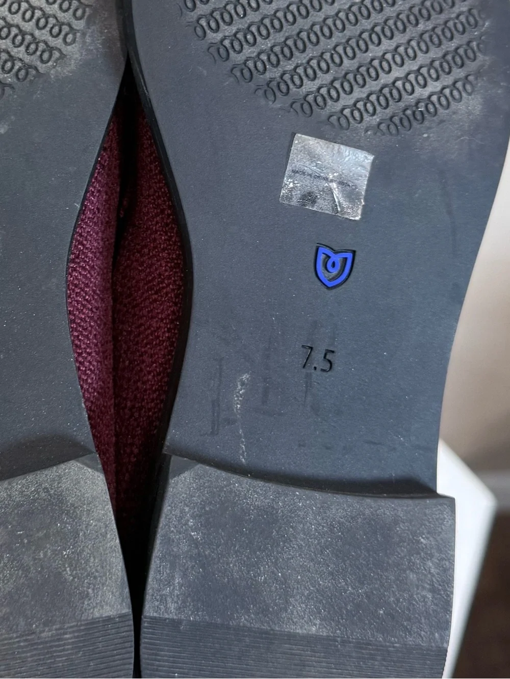 🔥Rothy’s Women’s Burgundy Loafers Slip-On Dress Shoes Size 7.5 EC🔥